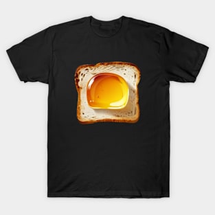 Honey Kawaii Yummy Vintage Bread Toast Sandwich Coffee Beekeeper T-Shirt